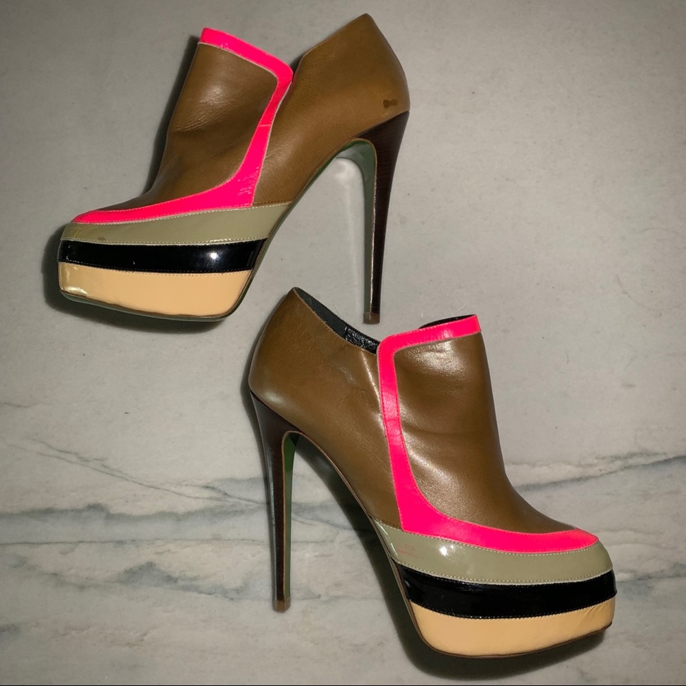 Ruthie Davis Walden booties platform stiletto